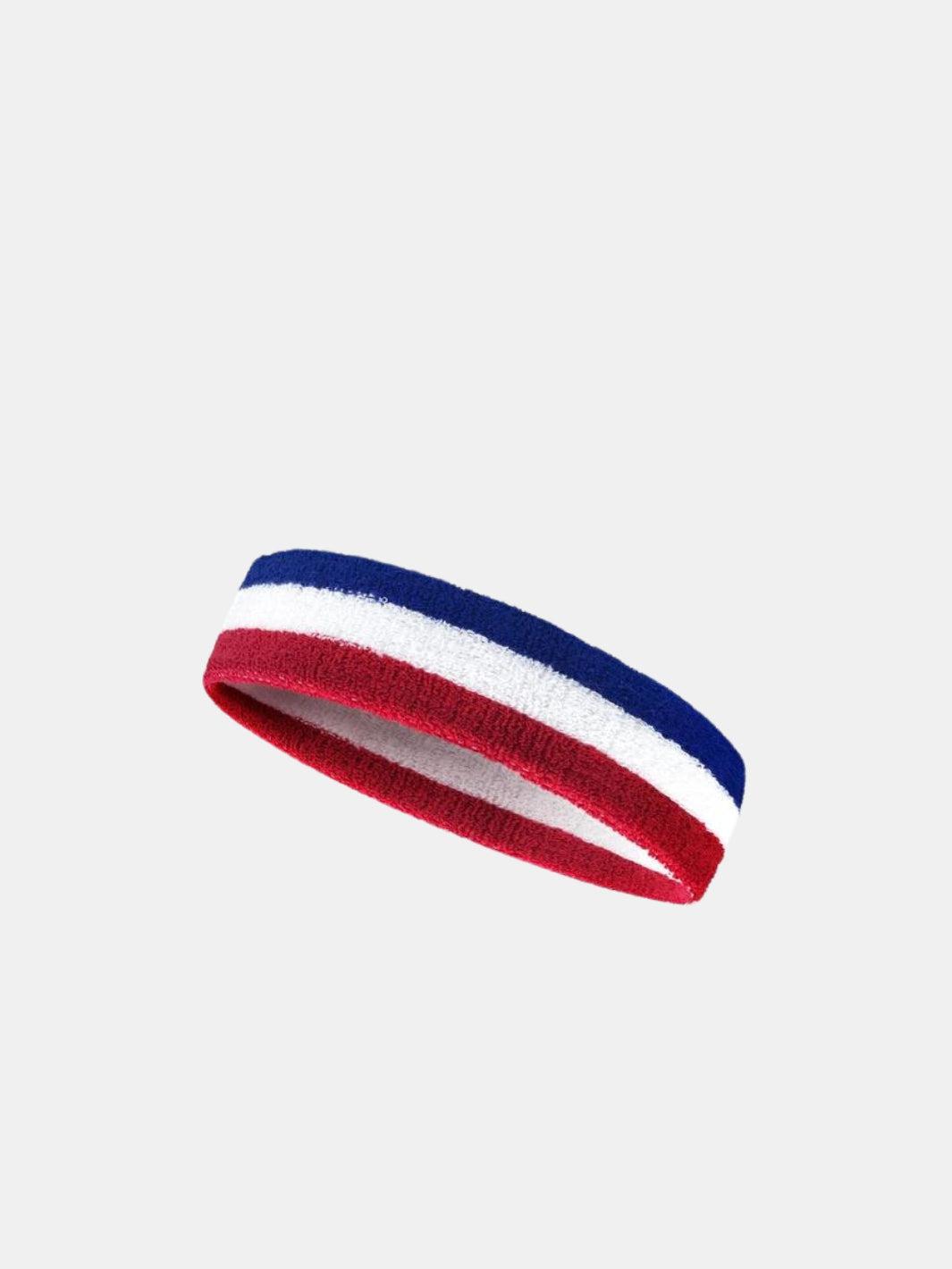 Bandeau Cheveux Bleu Blanc Rouge
