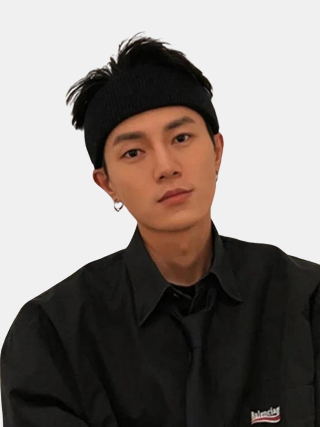 Bandeau Noir Cheveux Homme