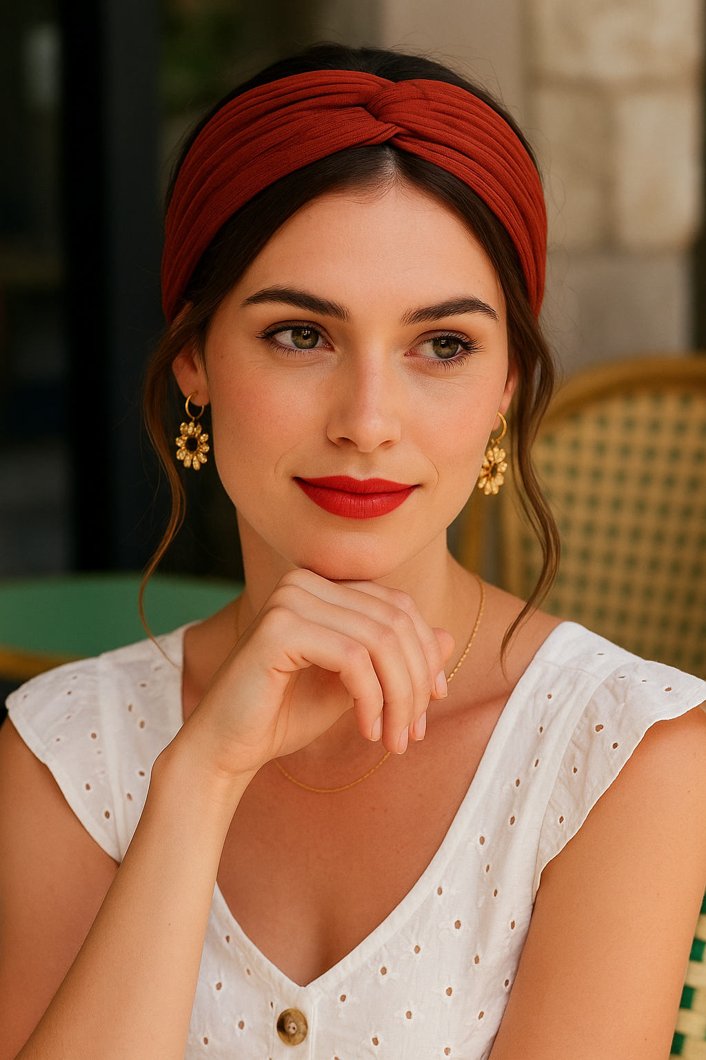 Bandeau Torsadé Cheveux Femme