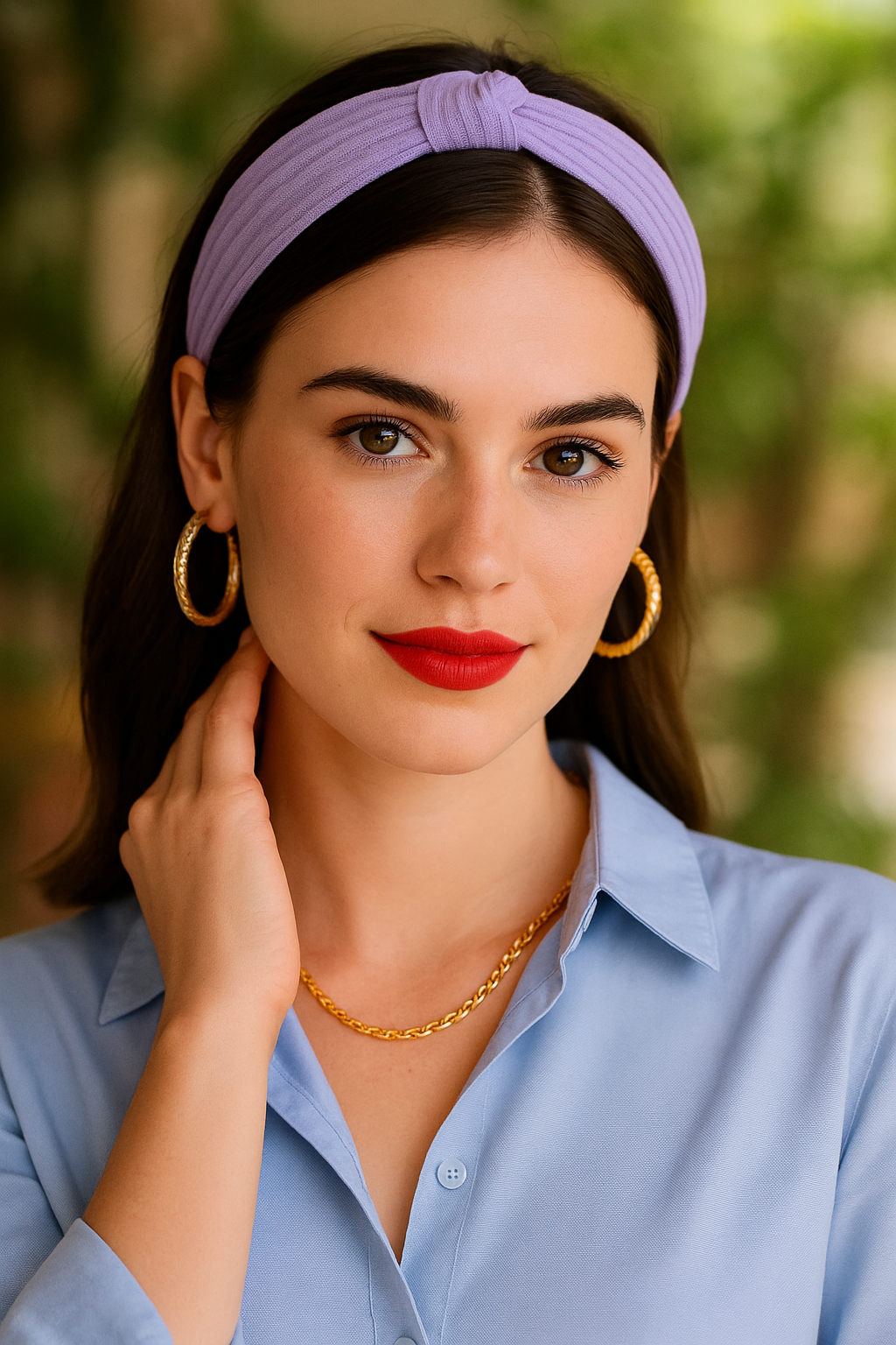 Bandeau Torsadé Cheveux Femme