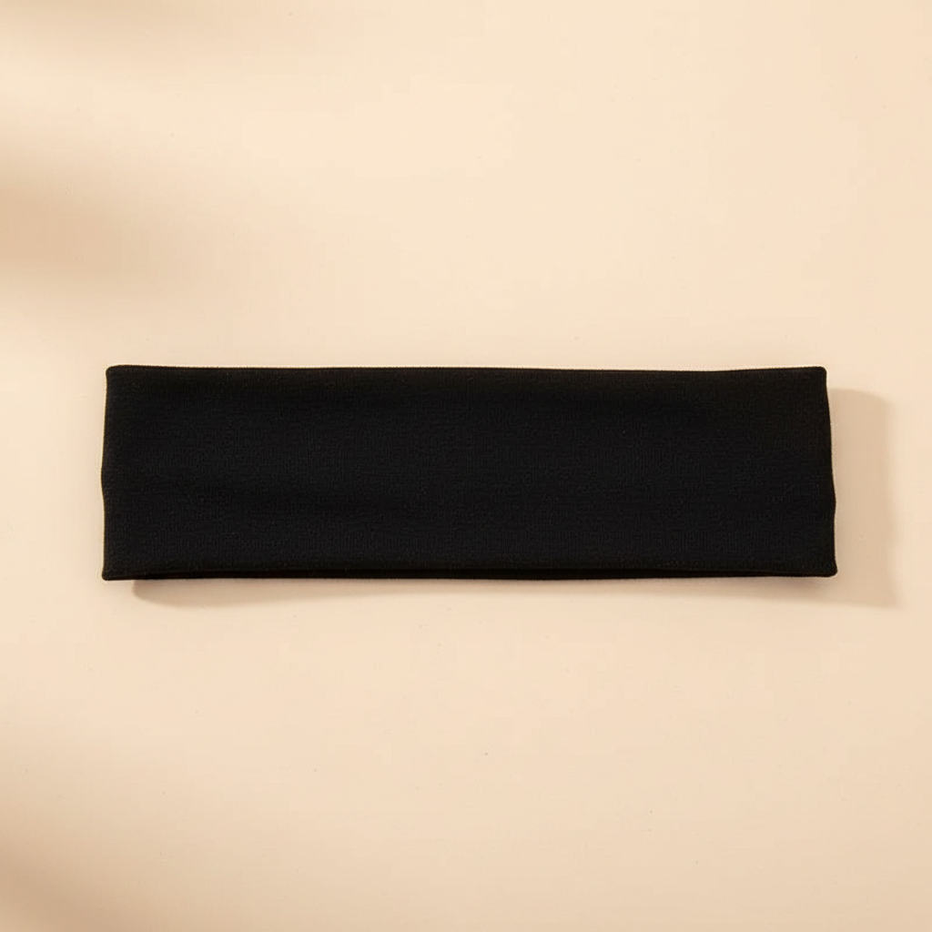 Bandeau Cheveux Uni Femme Jersey Vert Émeraude — Packshot fond beige — Les Jolies Têtes