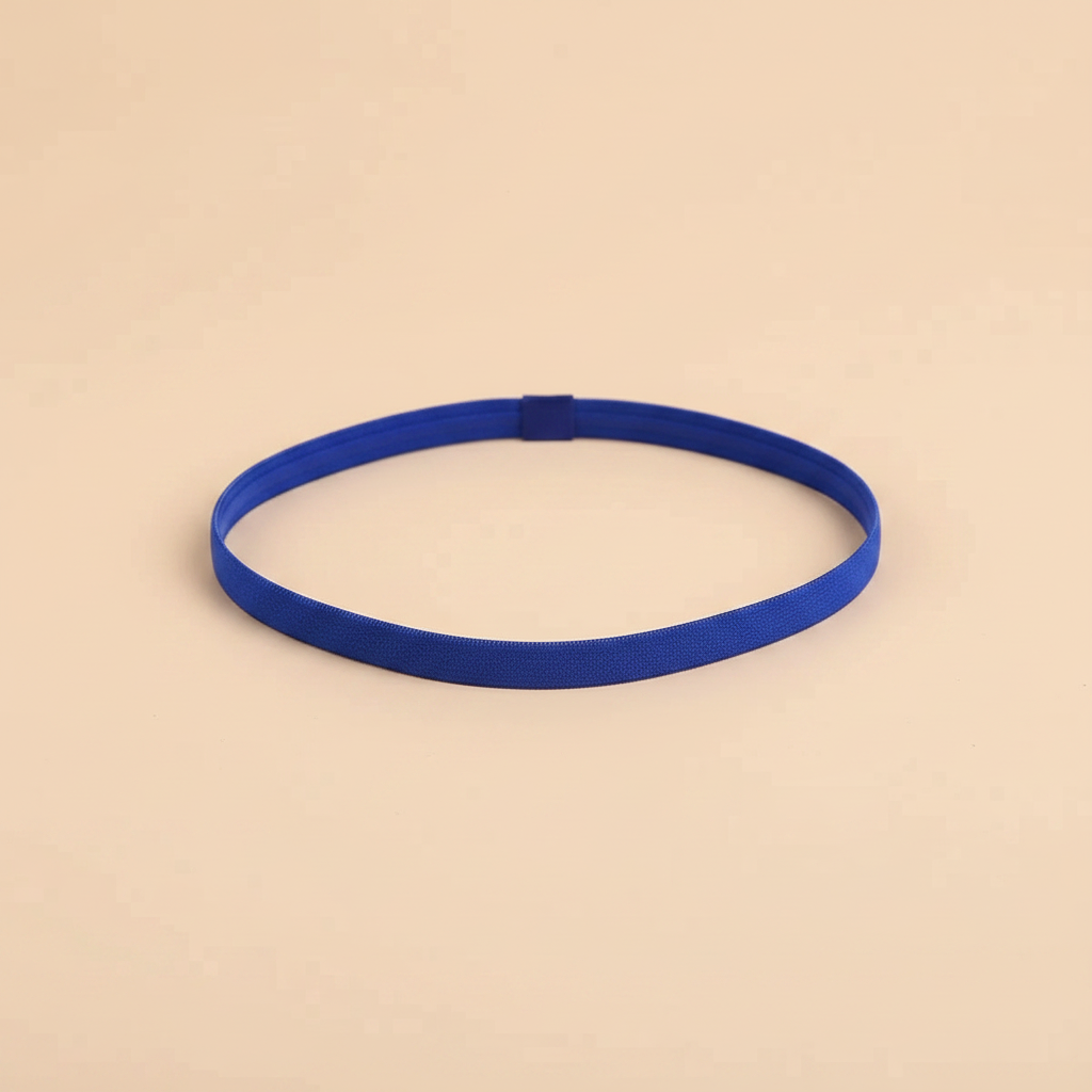 Bandeau Grip Homme Élastique Bleu Foncé — Packshot fond beige — Les Jolies Têtes