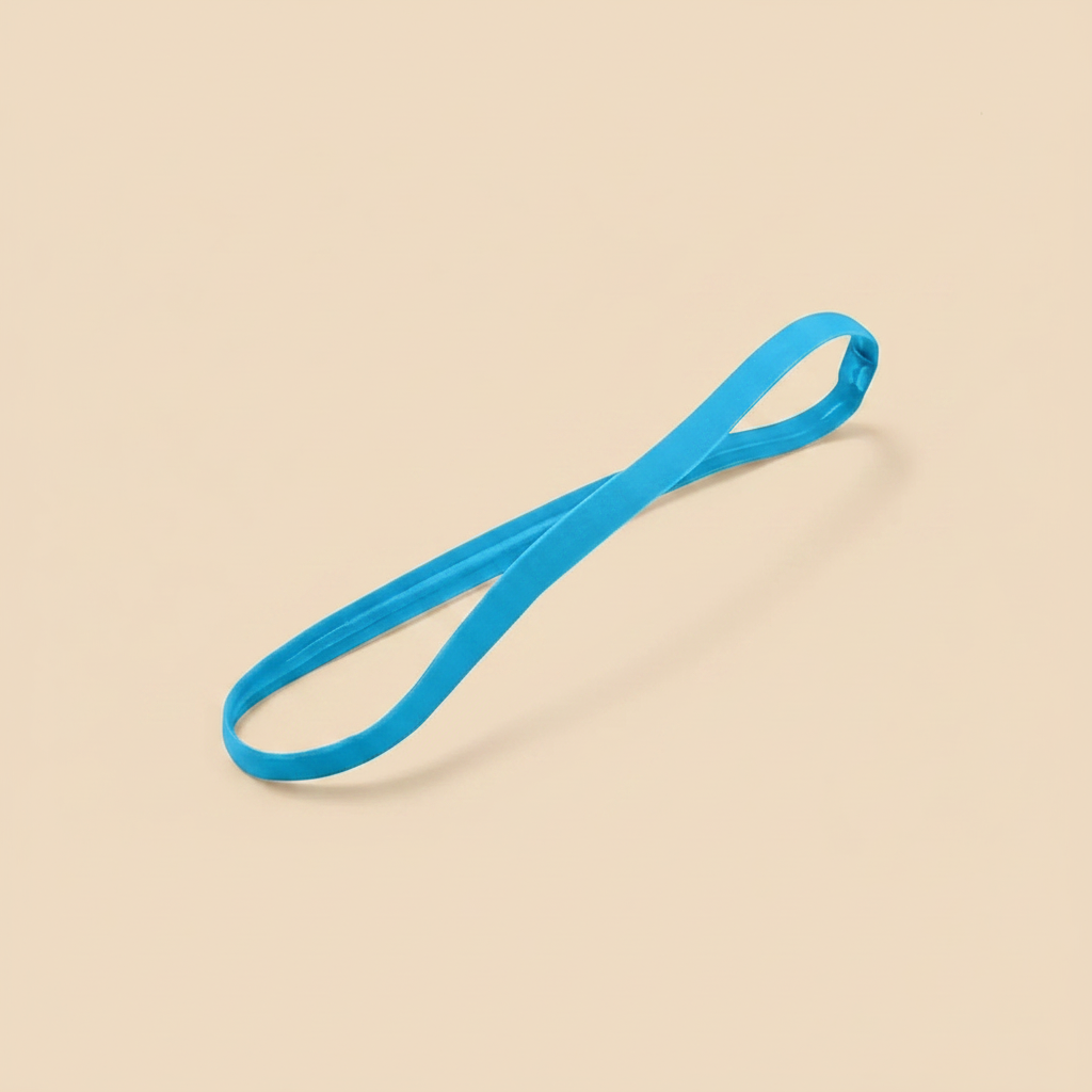 Bandeau Grip Homme Performance Bleu Ciel — Packshot fond beige — Les Jolies Têtes