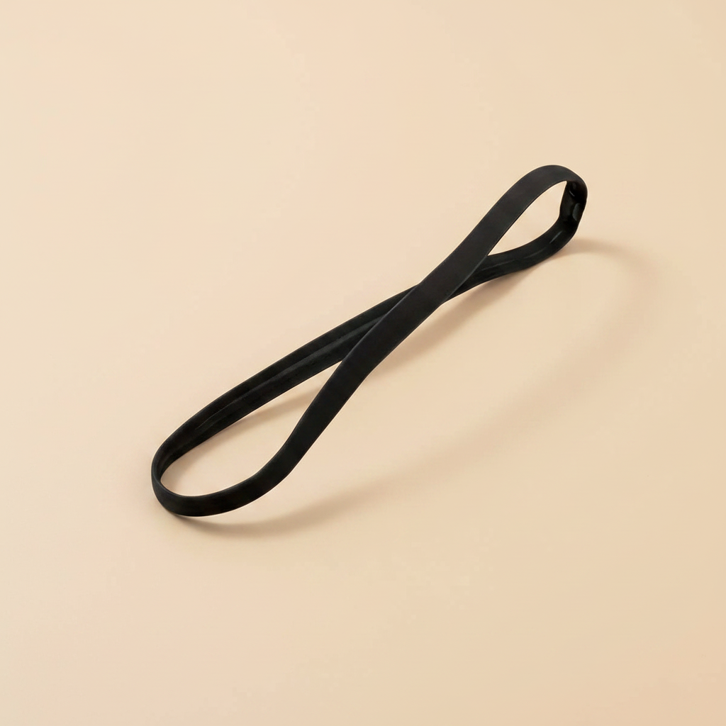 Bandeau Grip Homme Performance Noir — Packshot fond beige — Les Jolies Têtes
