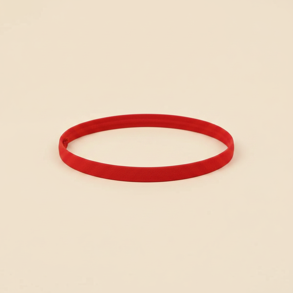 Bandeau Grip Homme Performance Rouge — Packshot fond beige — Les Jolies Têtes