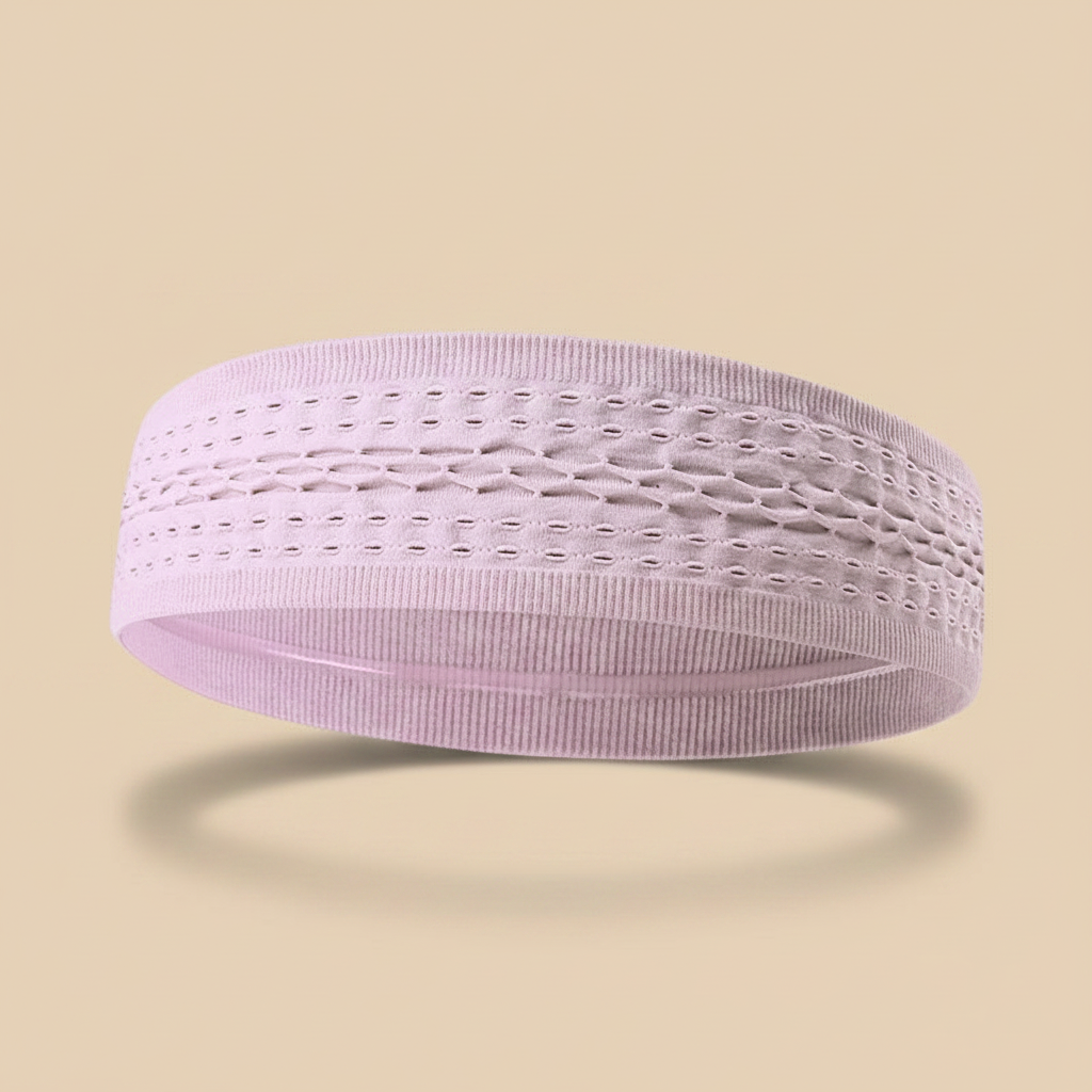 Bandeau Sport Antidérapant Mixte Lilas — Packshot fond beige — Les Jolies Têtes