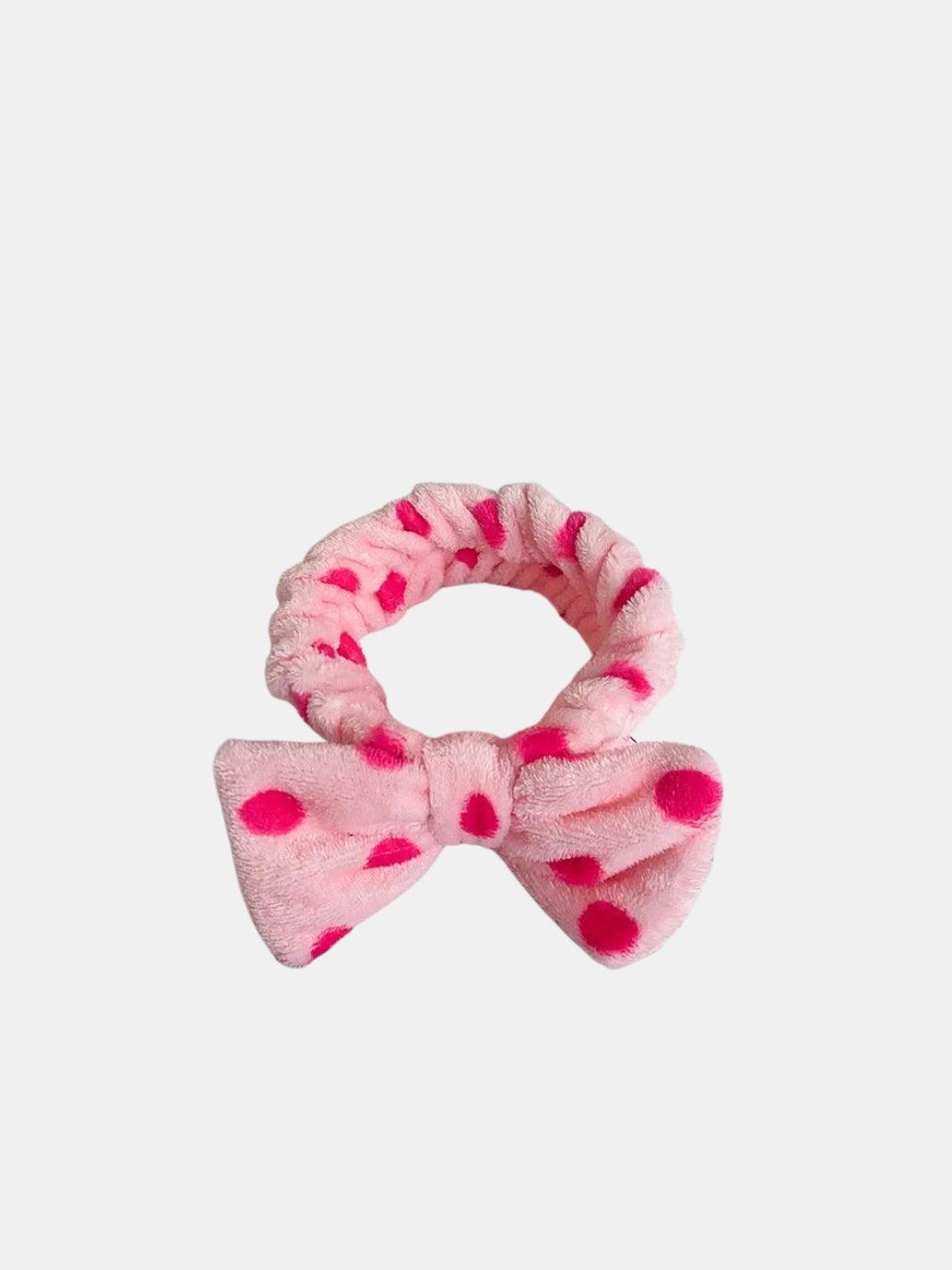 Bandeau Cheveux Corail Et Blanc