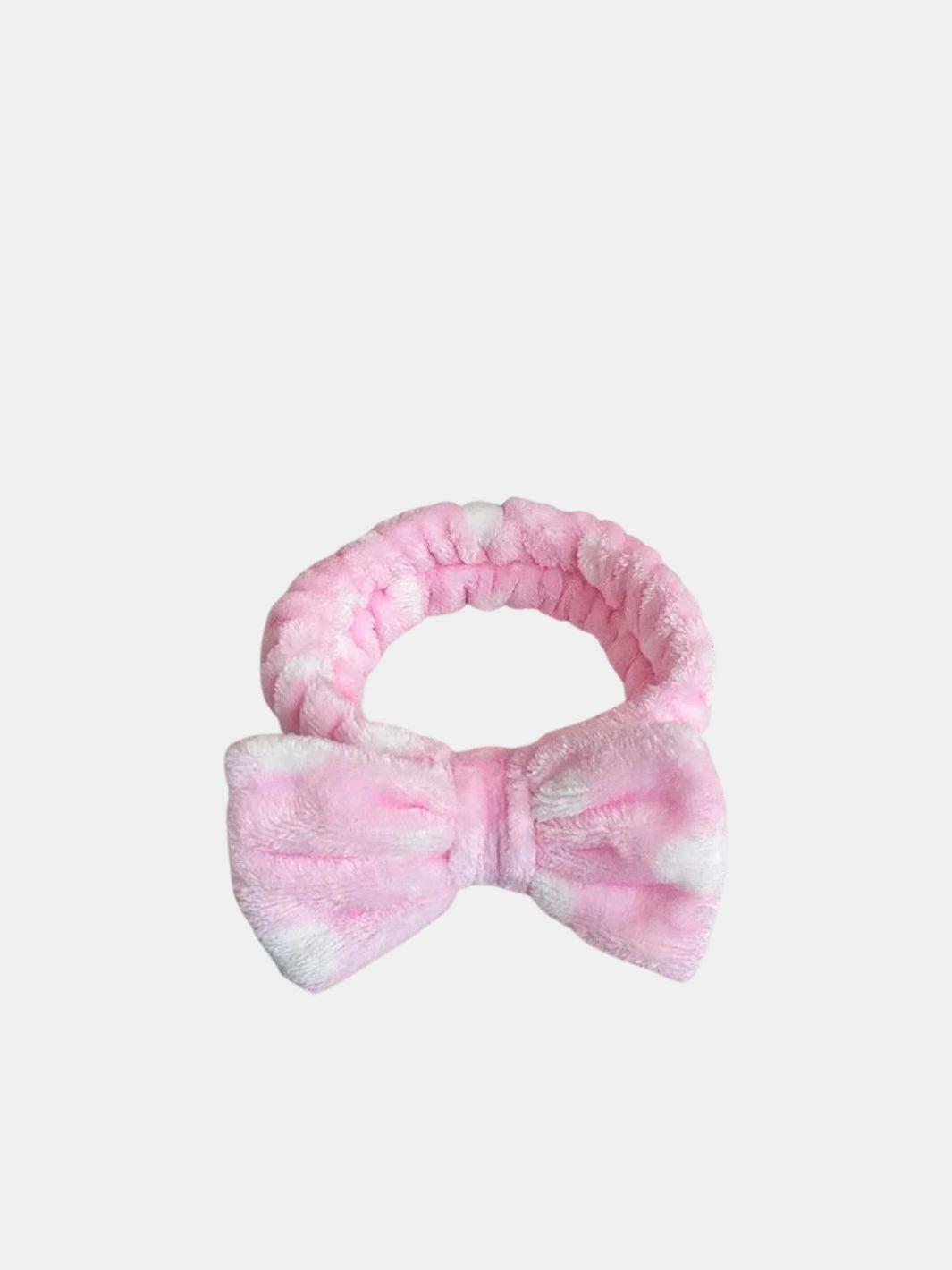Bandeau Cheveux Corail Et Blanc