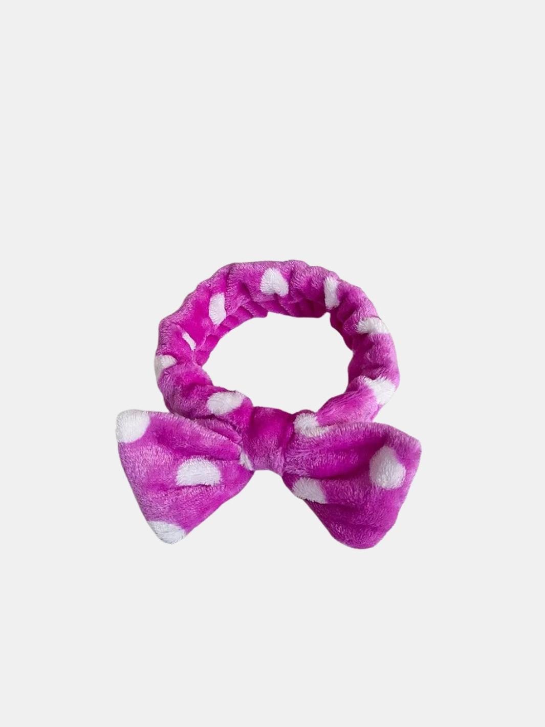 Bandeau Cheveux Corail Et Blanc