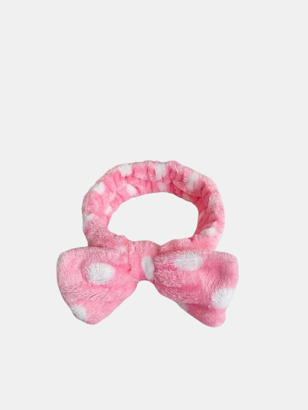 Bandeau Cheveux Corail Et Blanc