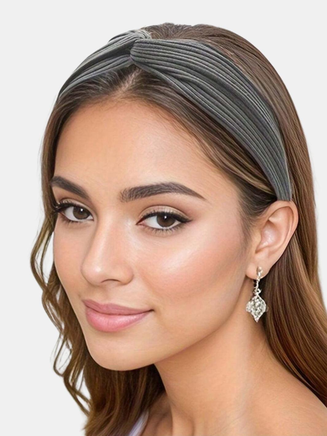 Bandeau Cheveux Femme Gris