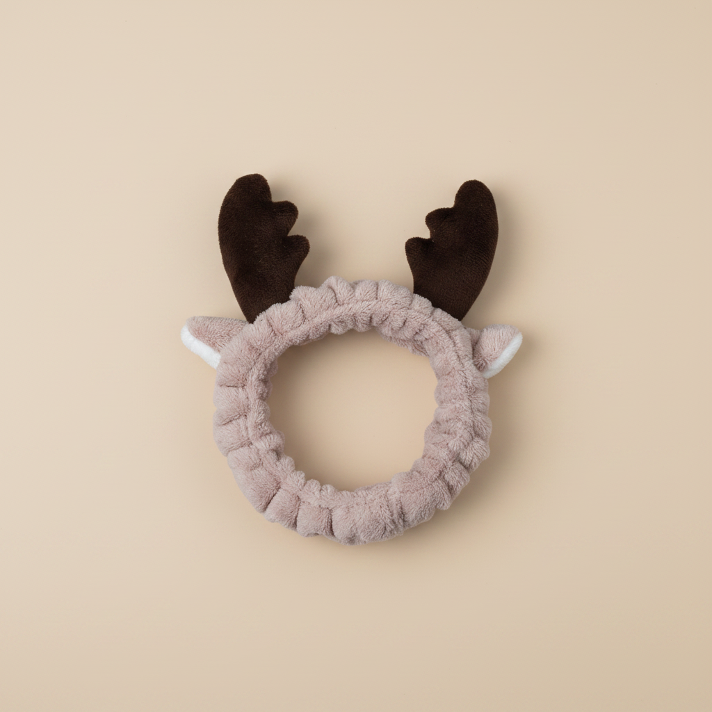 Bandeau Cheveux Femme Motif Cerf — Packshot fond beige — Les Jolies Têtes