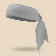 Bandeau Cheveux Bandana Unisexe Tissu Gris Clair — Packshot fond beige — Les Jolies Têtes