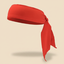 Bandeau Cheveux Bandana Unisexe Tissu Rouge — Packshot fond beige — Les Jolies Têtes