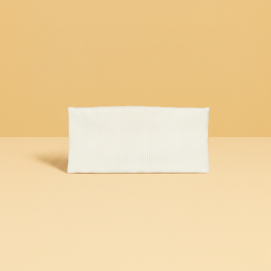 Bandeau Cheveux Blanc — Packshot fond beige — Les Jolies Têtes