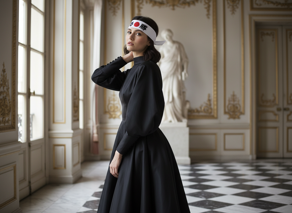 Bandeau Cheveux Japonais — Modèle — éditorial — Les Jolies Têtes