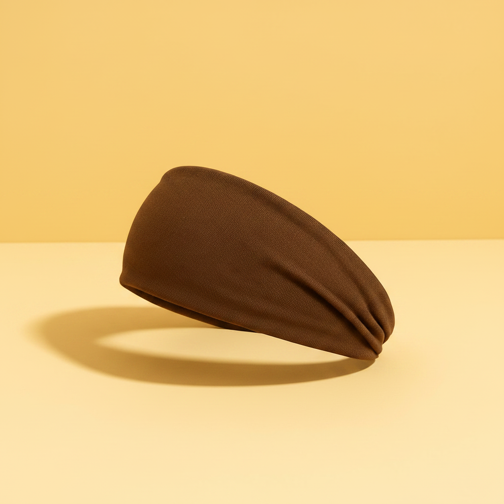 Bandeau Cheveux Marron — Packshot fond beige — Les Jolies Têtes