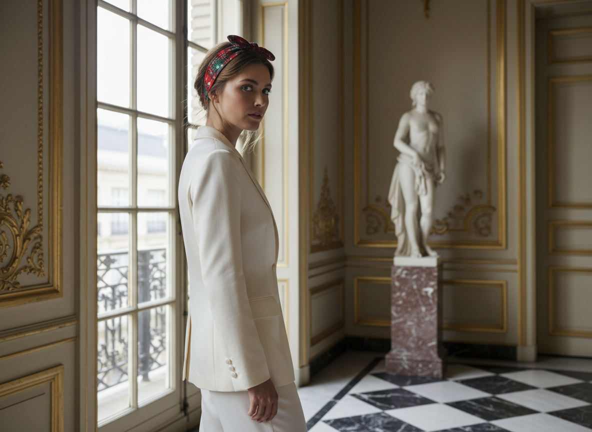 Bandeau Cheveux Noël — Modèle — éditorial — Les Jolies Têtes