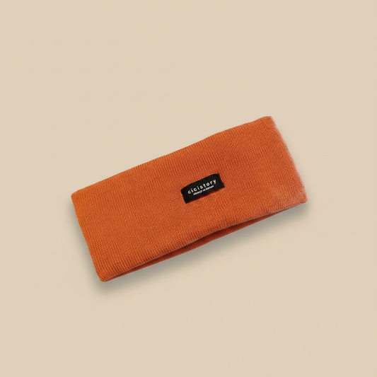 Bandeau Cheveux Orange — Packshot fond beige — Les Jolies Têtes