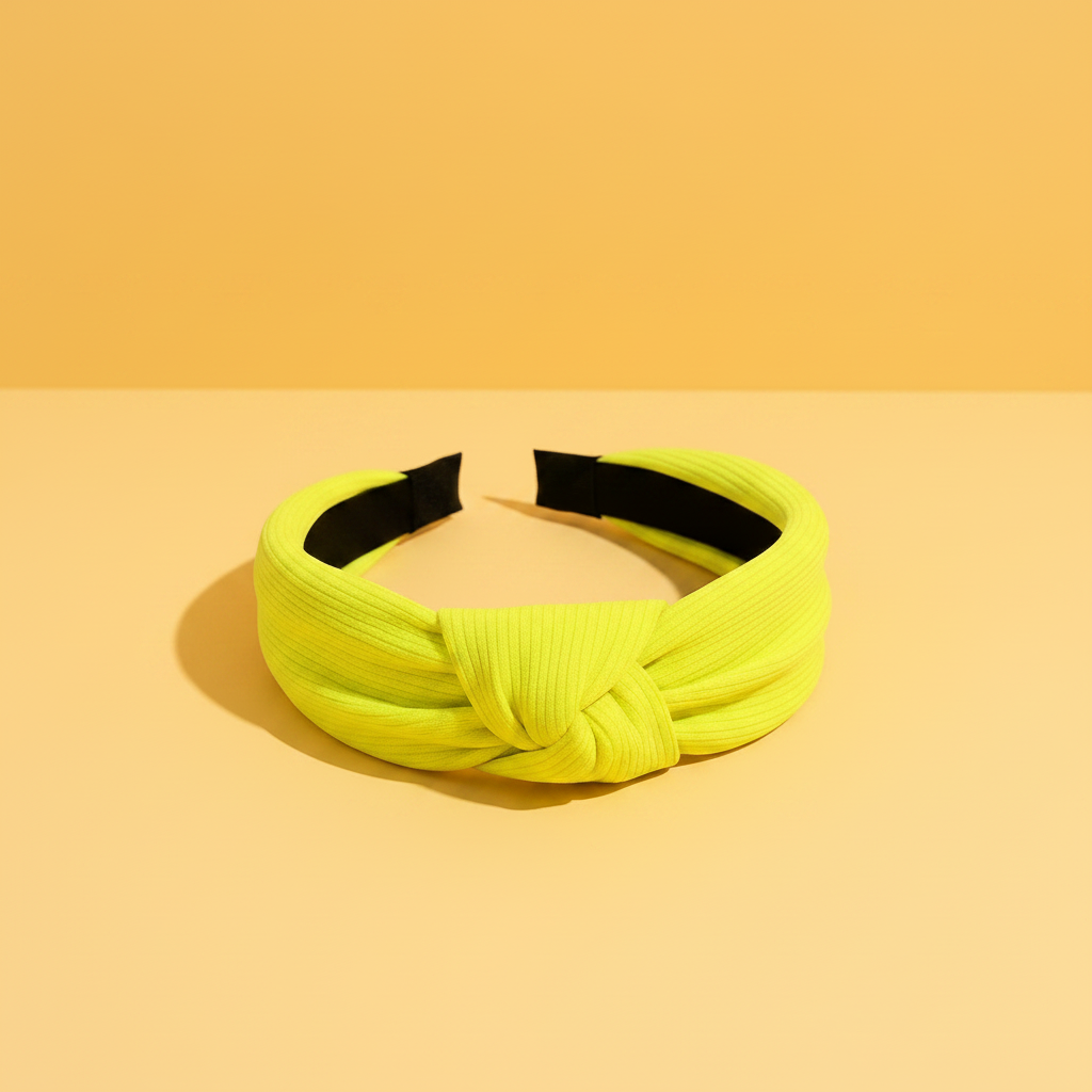 Bandeau Cheveux Fluo — Packshot fond beige — Les Jolies Têtes