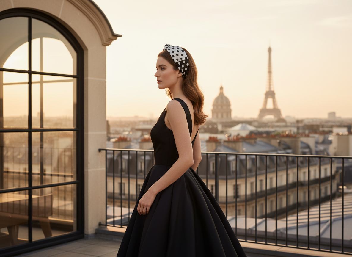 Bandeau Foulard Cheveux — Modèle — éditorial — Les Jolies Têtes