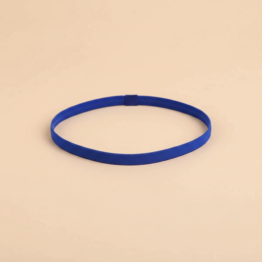 Bandeau Grip Homme Élastique Bleu Foncé — Packshot fond beige — Les Jolies Têtes