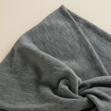 Bandeau Croisé Femme Tissu Gris Anthracite — détail matière