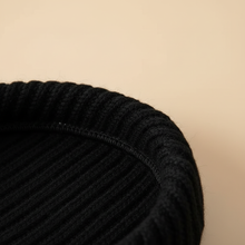 Serre-tête Fin Femme Texturé Noir — détail matière