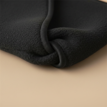 Bandeau Cheveux Sport Femme Polaire Noir — détail matière