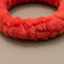 Bandeau Spa Fantaisie Femme Peluche Corail Antenne — détail matière