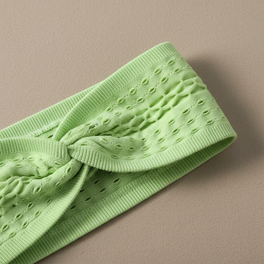 Bandeau Sport Antidérapant Mixte Vert Néon