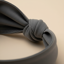 Bandeau Bandana Unisexe Tissu Gris — détail matière
