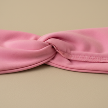 Bandeau Cheveux Sport Femme Tissu Rose Flamingo — détail matière