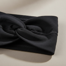 Bandeau Sport Antidérapant Mixte Noir — détail matière