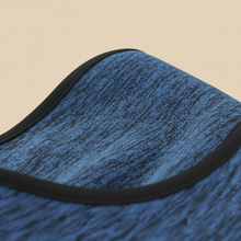 Bandeau Thermique Homme Sport Chiné Bleu — détail matière